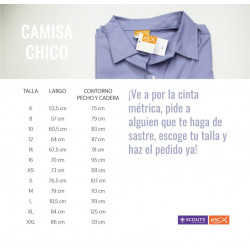 Camisa Pioneros seminueva + insignias nuevas