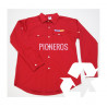 Camisa Pioneros seminueva + insignias nuevas